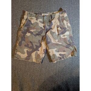 American Eagle Shorts Men's Green Camo Classic Short Outdoor  32x10